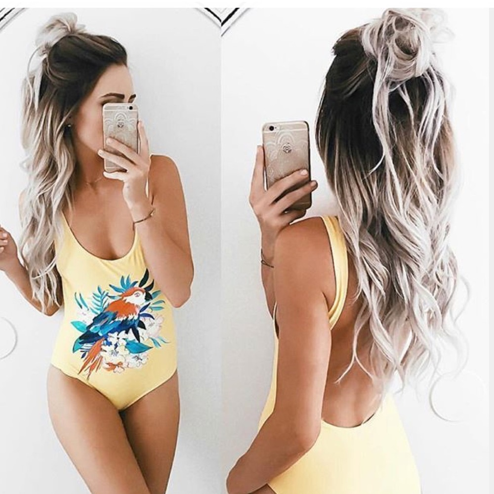 ISO: Topanga Tank One Piece Swim Suit- Parrot Bay