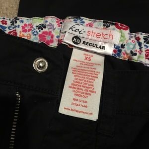 Kio scrub pants xs black