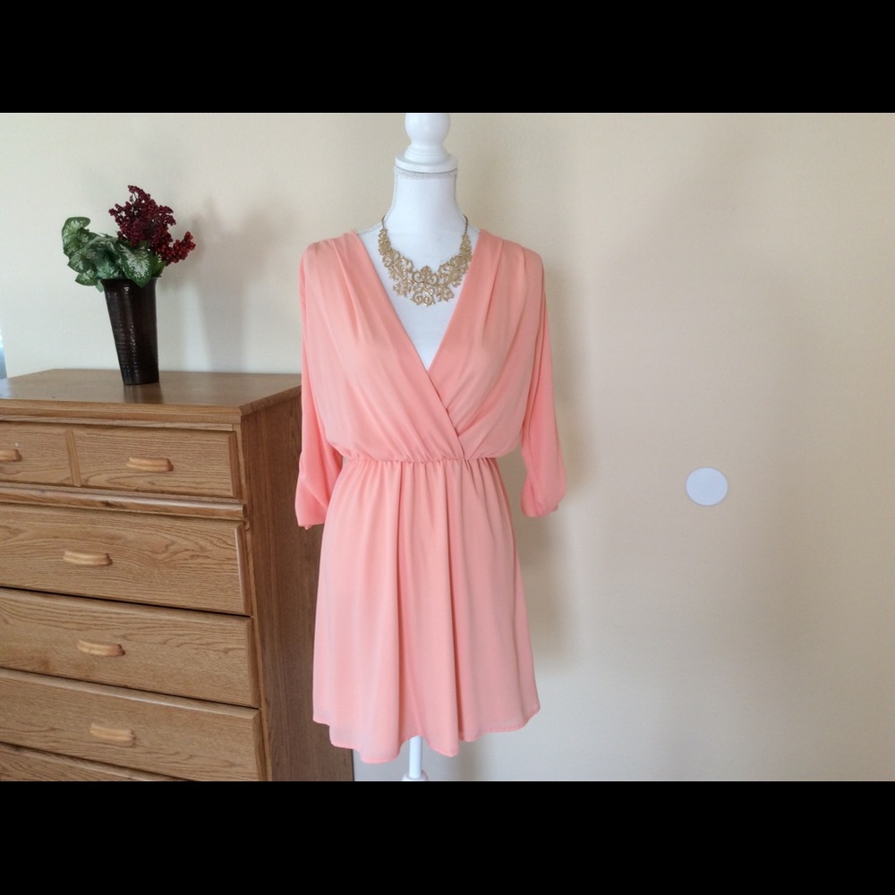 🍑Elegant Peach Dress🍑