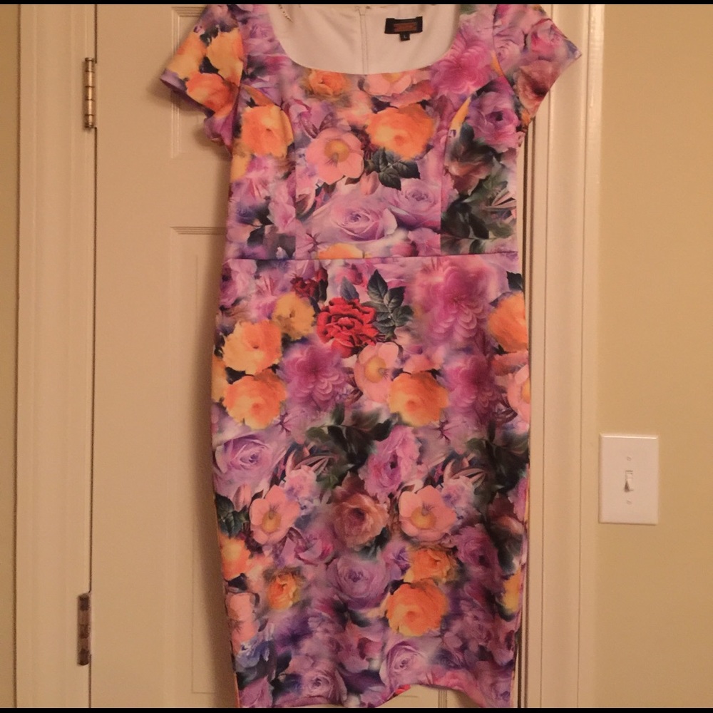 Alexia admor Sz Large Floral dress
