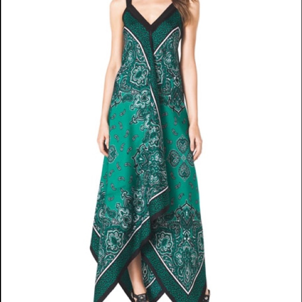 Michael Kors Silk Scarf Dress