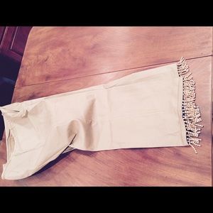 DAVID PAUL NEW YORK - khaki capris