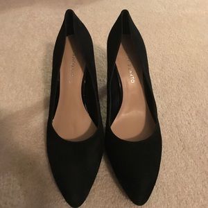 Black Franco sarto suede shoes Black Franco sarto suede shoes