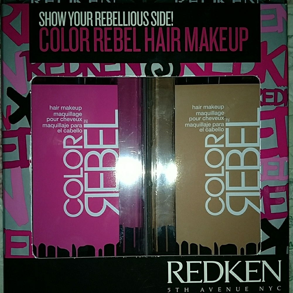 New Redkin hair makeup (punked up pink and Rose