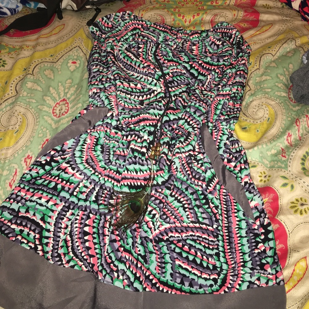 Strapless dress