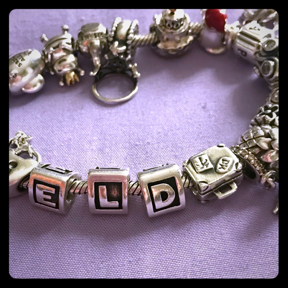 Authentic Pandora D initial charm.