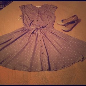 LC Lauren Conrad "Charmed Life" Polka Dot Dress
