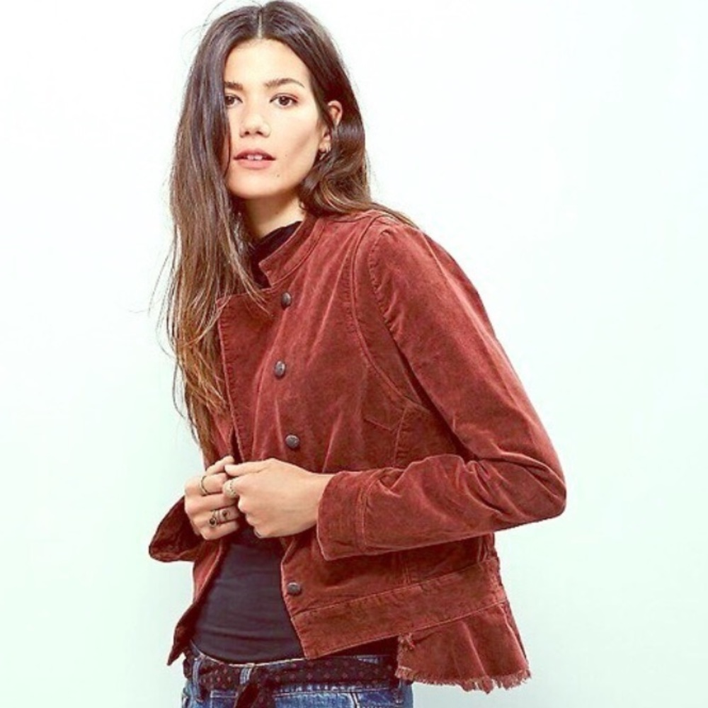 Sale! Free People corduroy jacket S!