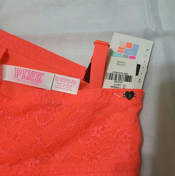 NWT VICTORIA'S SECRET PINK SMALL LACE BRALETTE - Picture 3 of 4