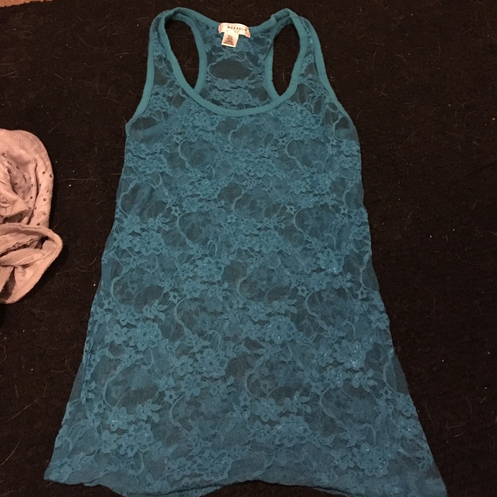 Lace tank top