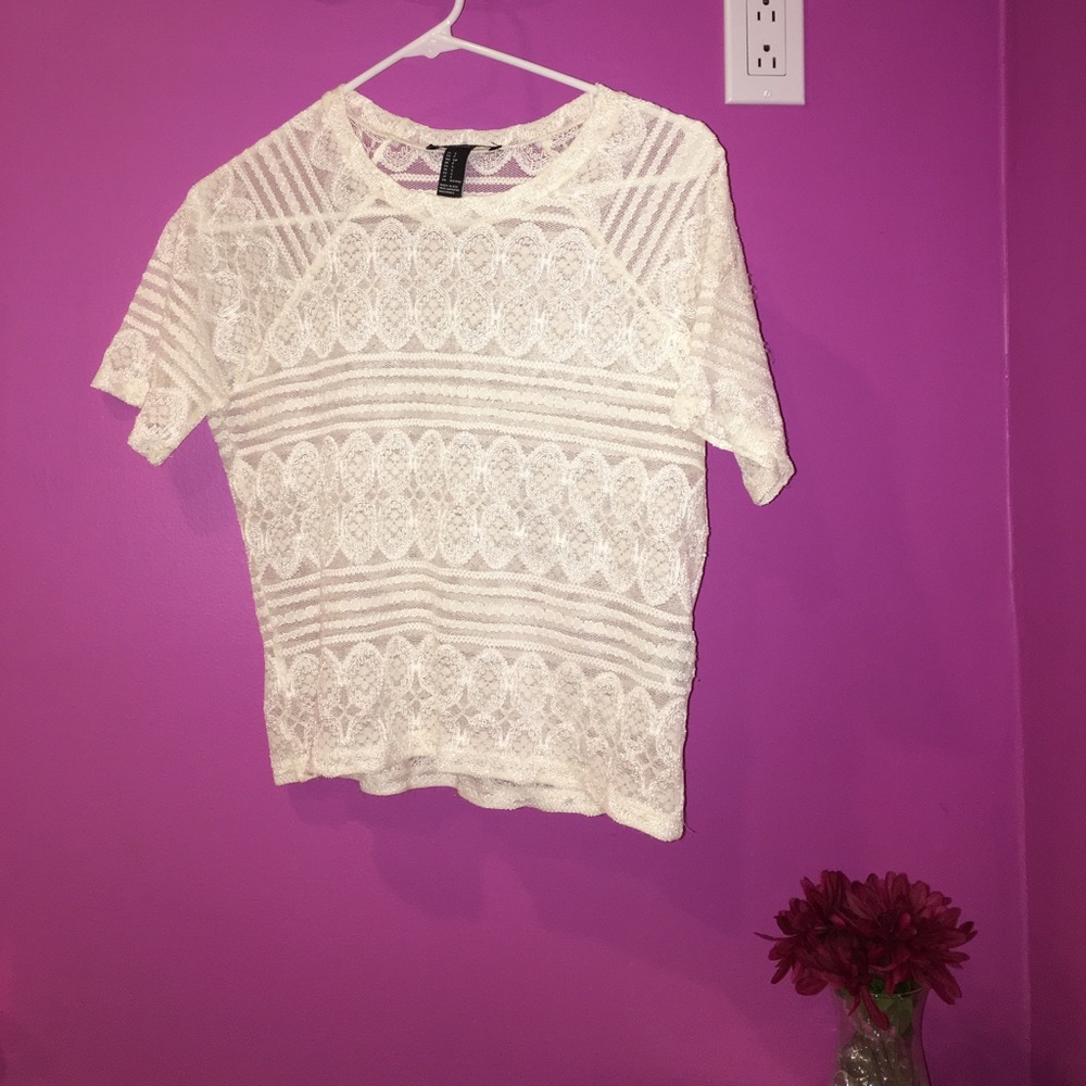 short sleeve lace