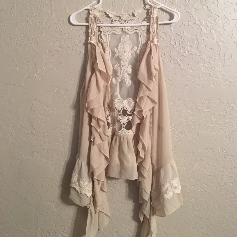 Cute lace vest