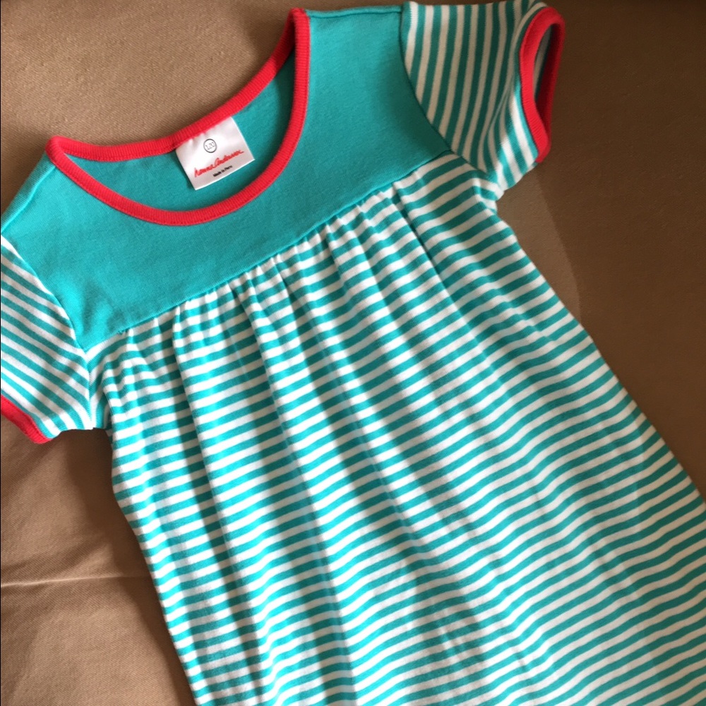Hanna Andersson Girls Fun Striped Dress