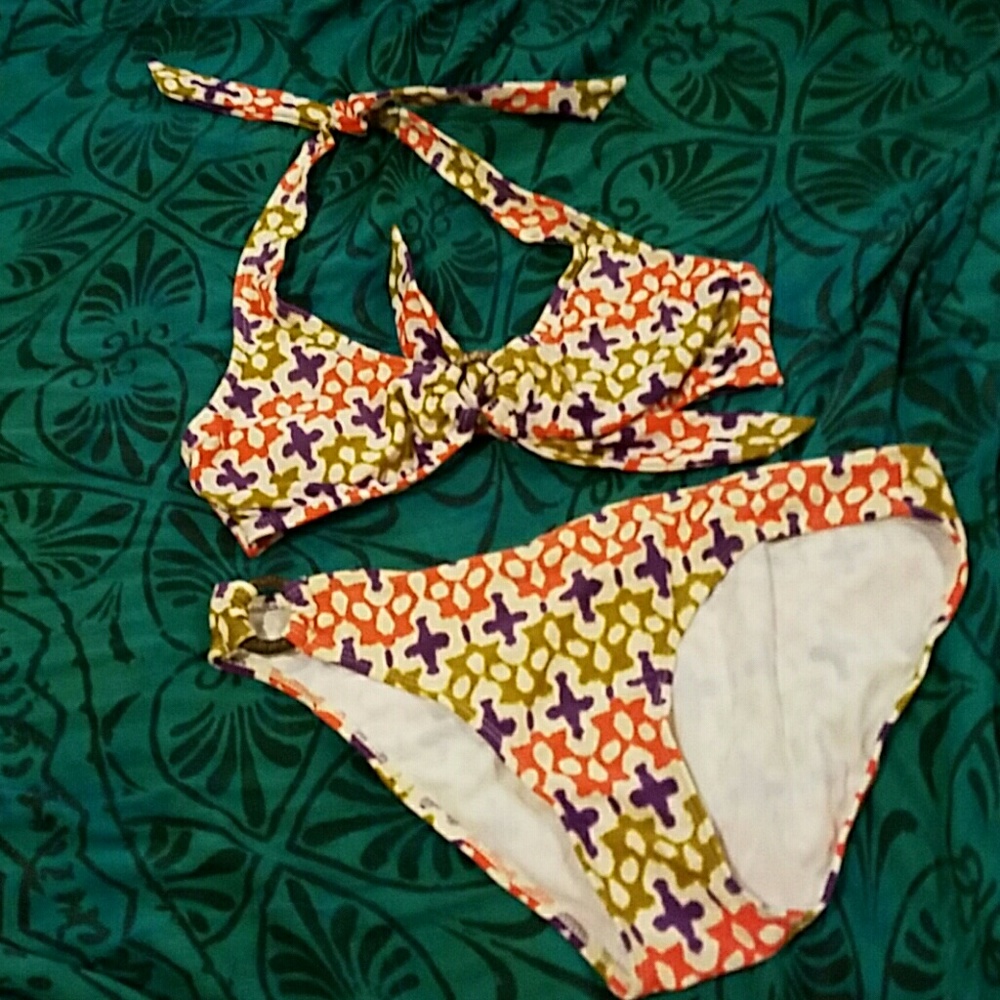 Cute Old Navy IKAT Bikini, size Small