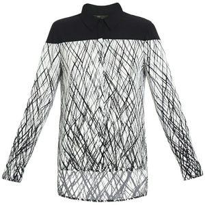 BCBGMAXAZRIA Katee Pattern Blouse