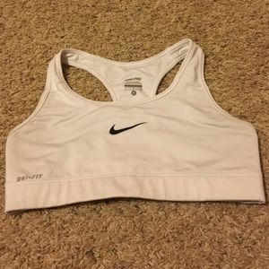 Never Worn White Nike Sports Bra