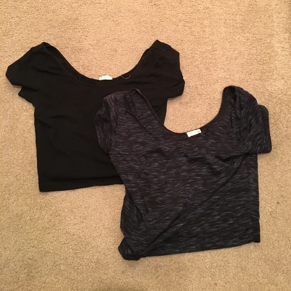 2 for 1 garage short sleeve crop