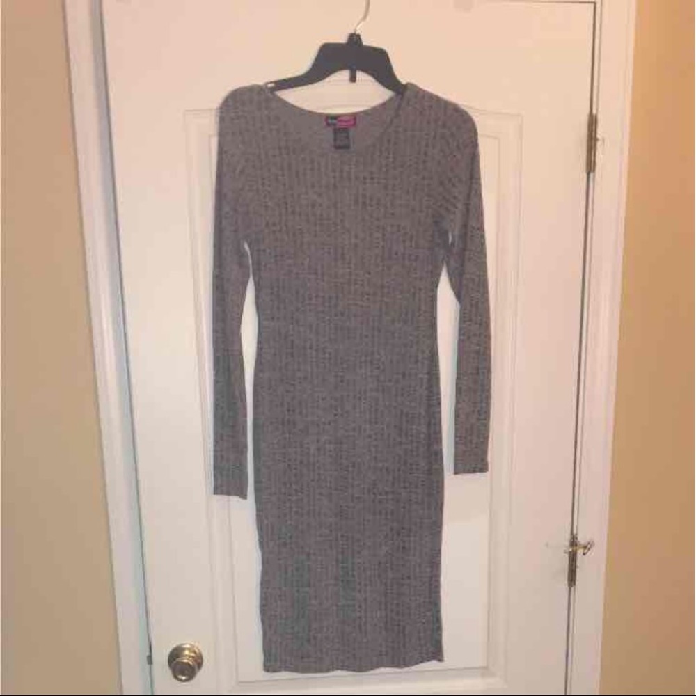 Grey Midi Dress.