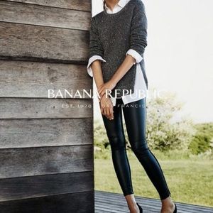 Banana Republic Sloan faux leather legging 2Long