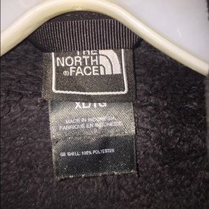 Black fuzzy north face