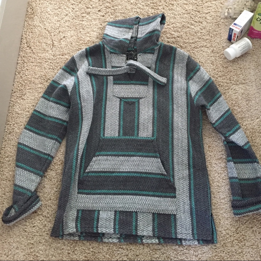 poncho sweatshirt