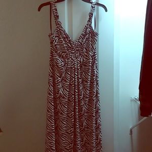 Zebra maxi dress!