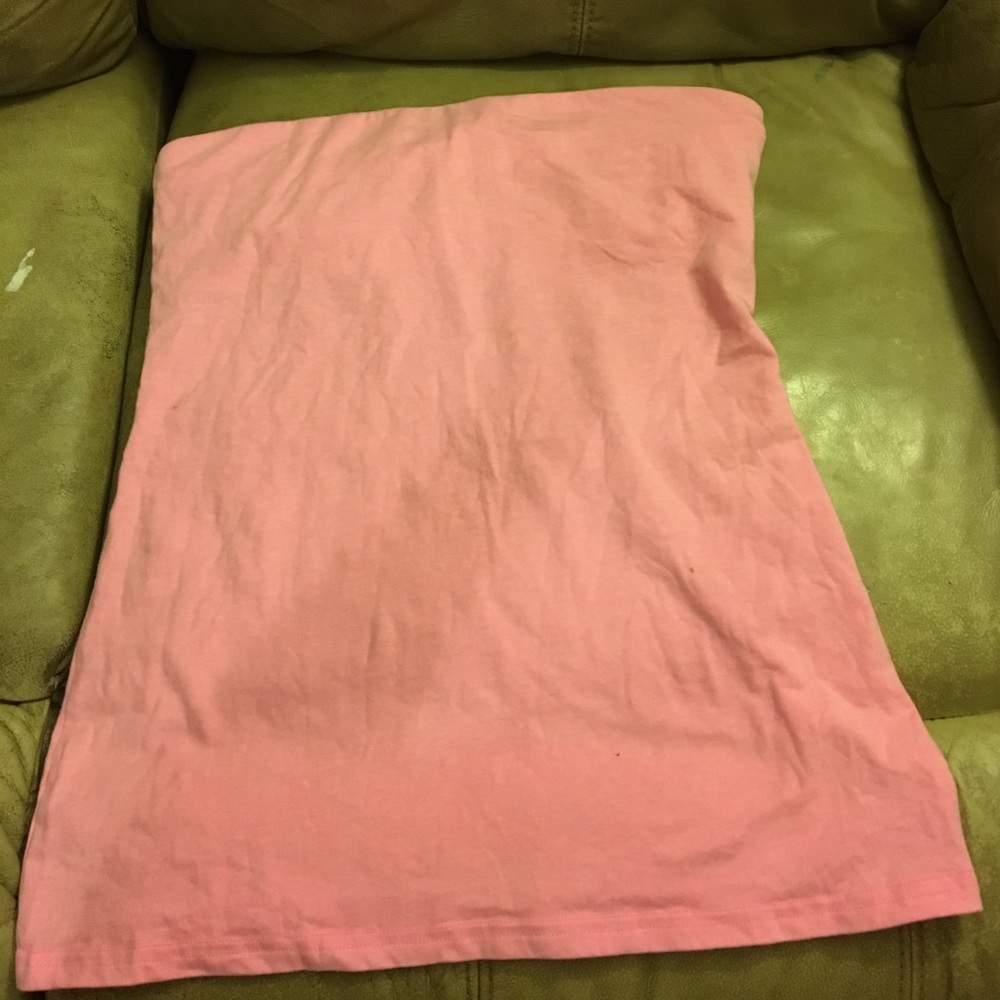 Pink tube top