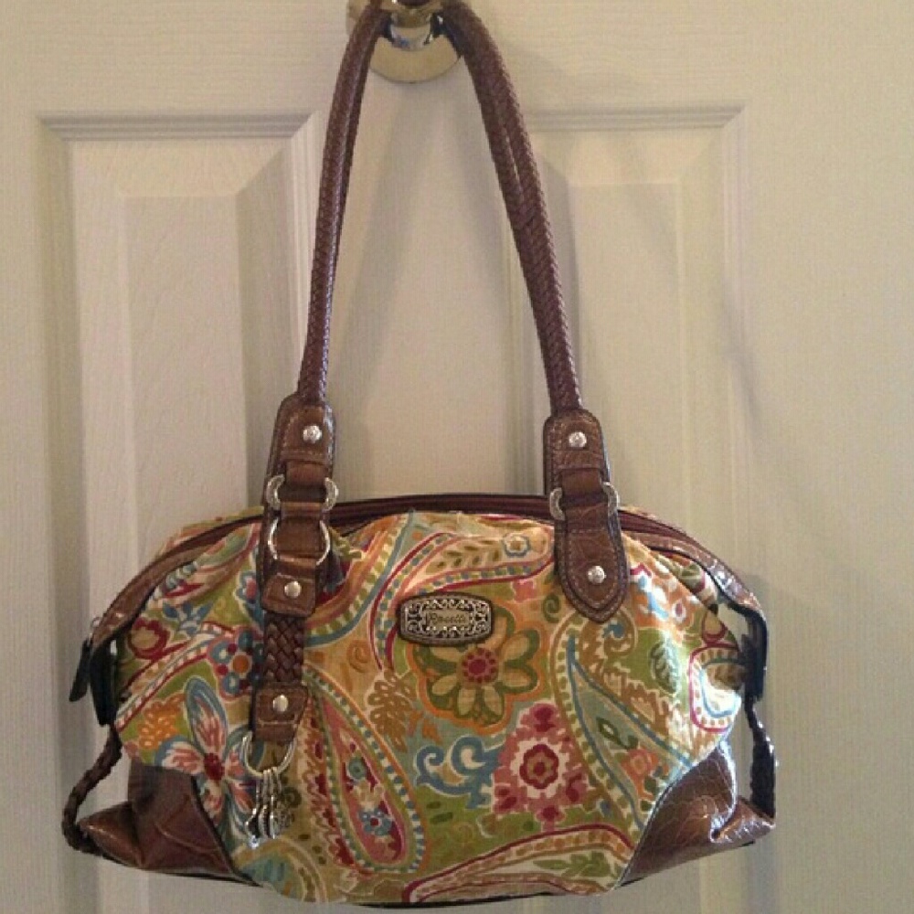 Rosetti canvas shoulder bag