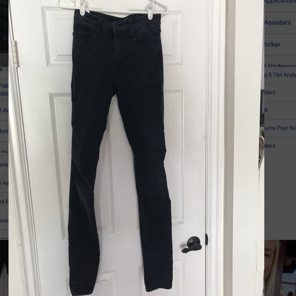 Joe's straight leg, dark wash jeans