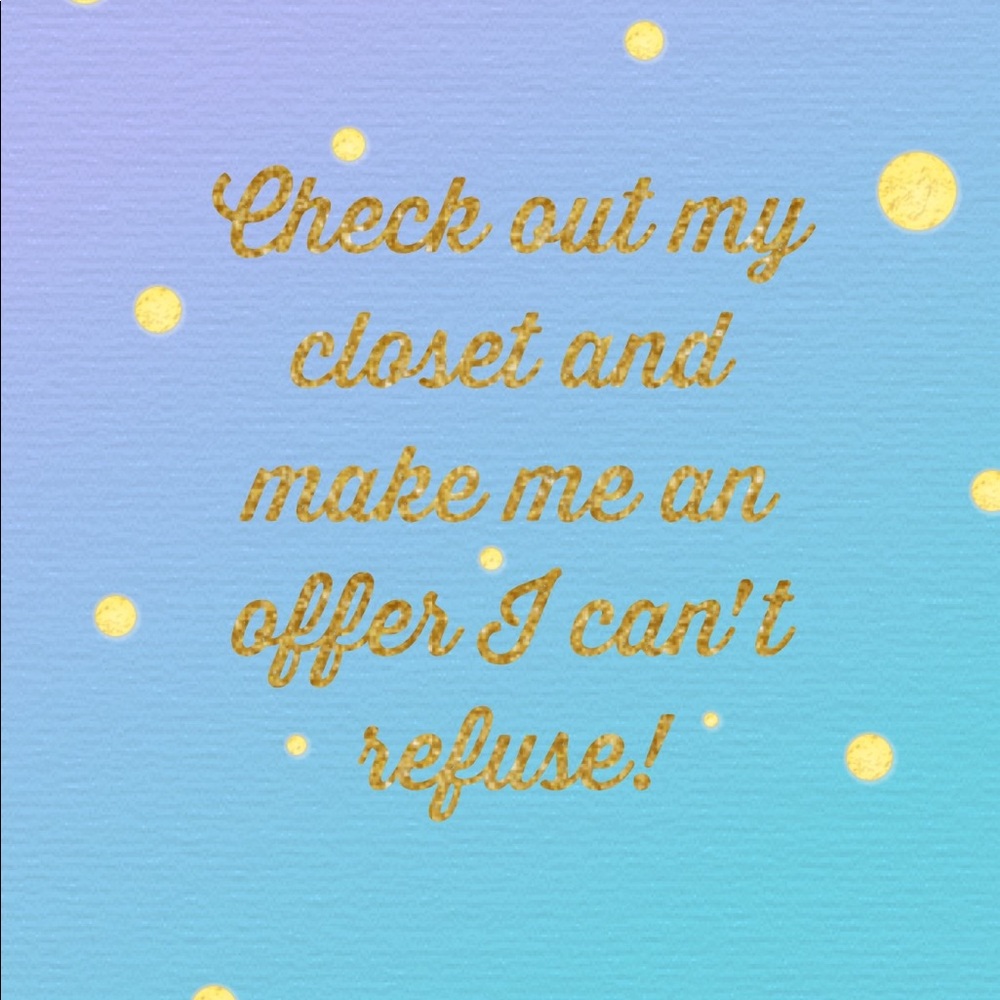 Thank you for checking out my closet!