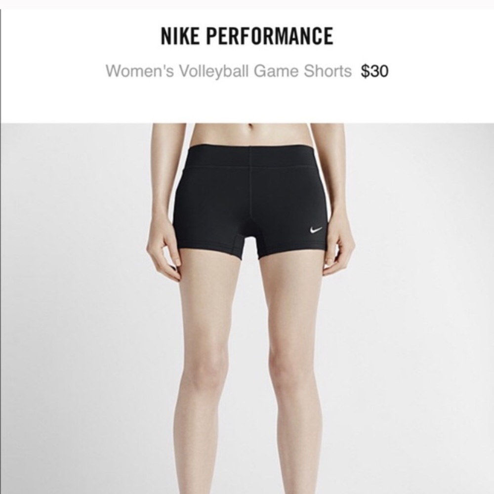 Navy nike shorts/spandex