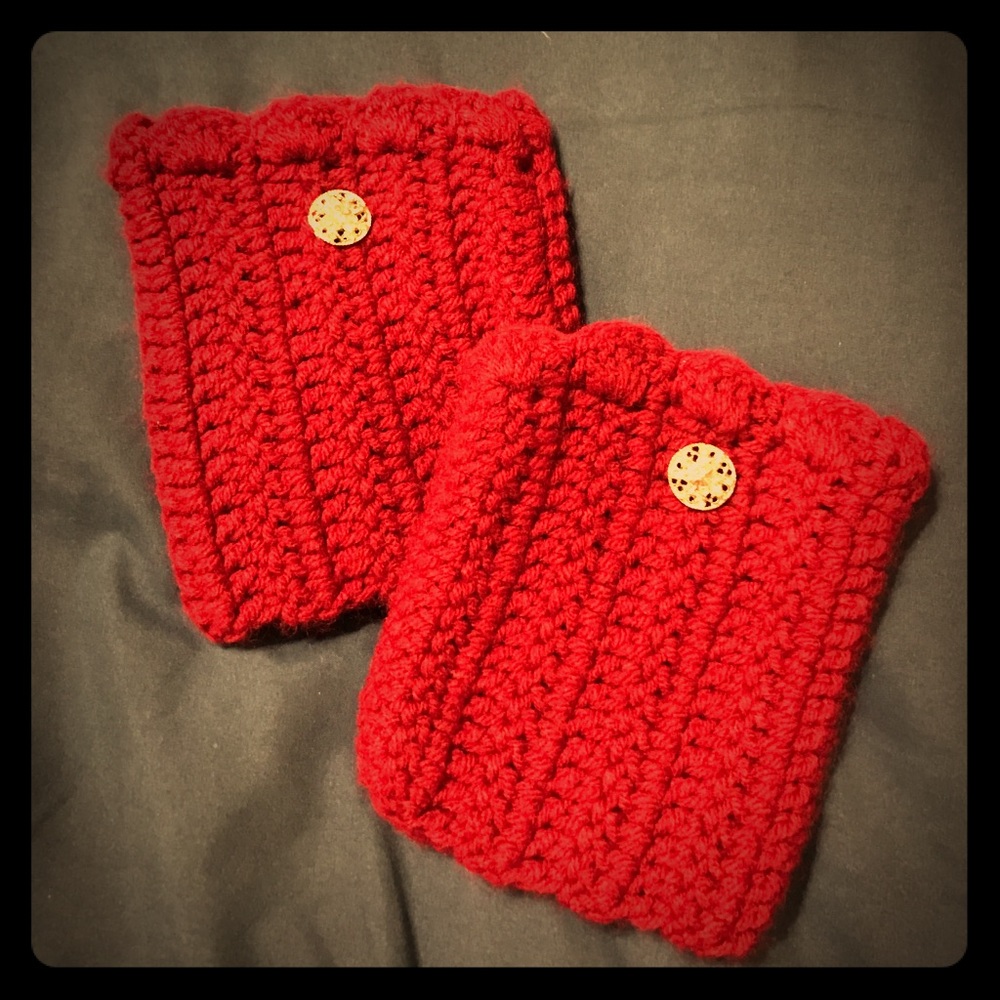 boot leg warmers with a little bit of jewel flair