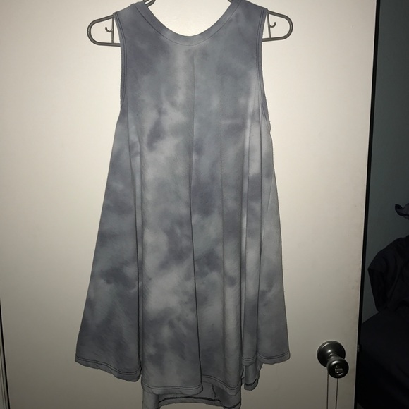 Cloudy blue Audrey tank dress - Picture 3 of 5