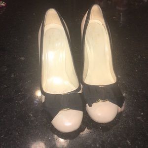 Kate Spade Pale Blush heel with Bow, size 7