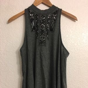 Hollister, dark grey tanktop