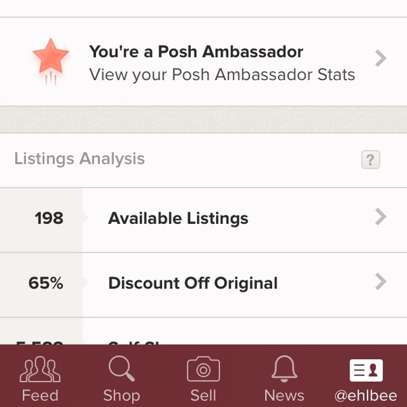 Suggested User! posh stats updated 5/6/17 - Picture 3 of 3