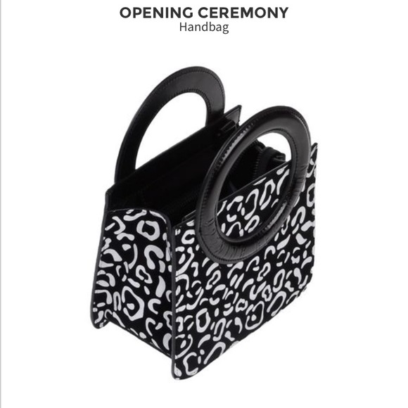 OPENING CEREMONY - Lynx black and white handbag - Picture 2 of 7