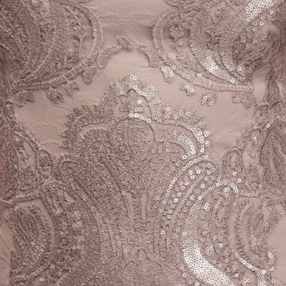 💜 Adrianne Papell baroque lace sequin dress - Picture 3 of 5