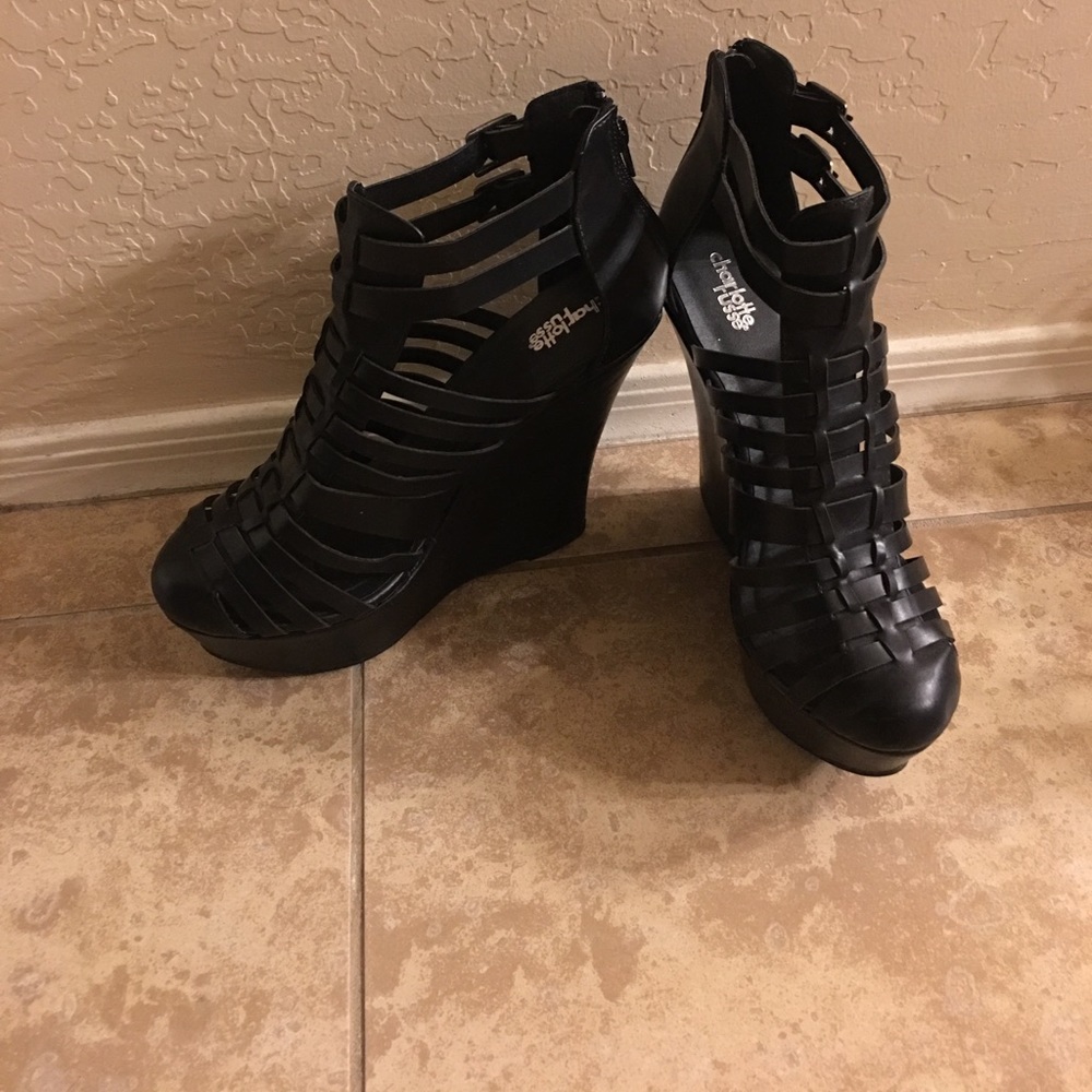 Black wedges 6inch