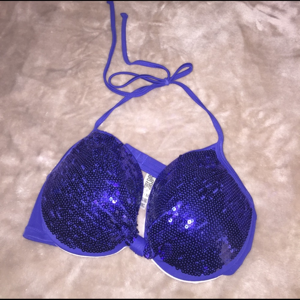 PINK Victoria's Secret sequin bikini top