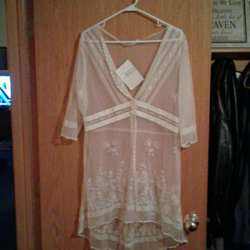 Over shirt , swim suit cover up