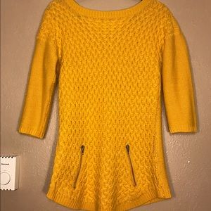 Mustard dress barn sweater