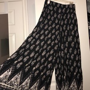 wide leg cotton on pants