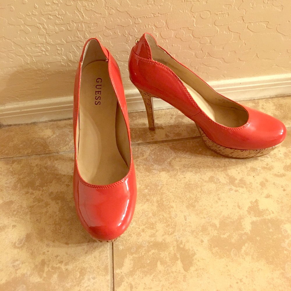 Orange guess 5 1/2inch heels