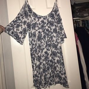 forever 21 open shoulder dress