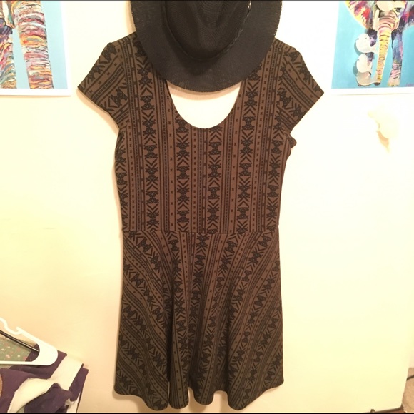 Aztec Pattern Skater Dress - Picture 2 of 3