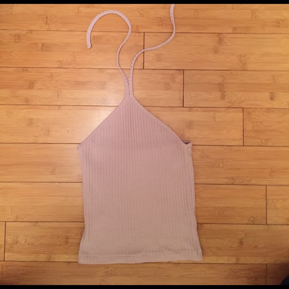 Halter Tank Baby Pink PacSun
