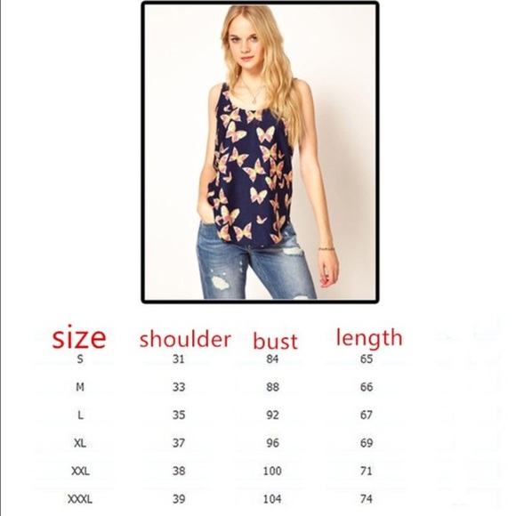 🆑‼️LAST 1‼️ 🎉HPx3🎉 Pretty Butterfly Tank - Picture 3 of 5