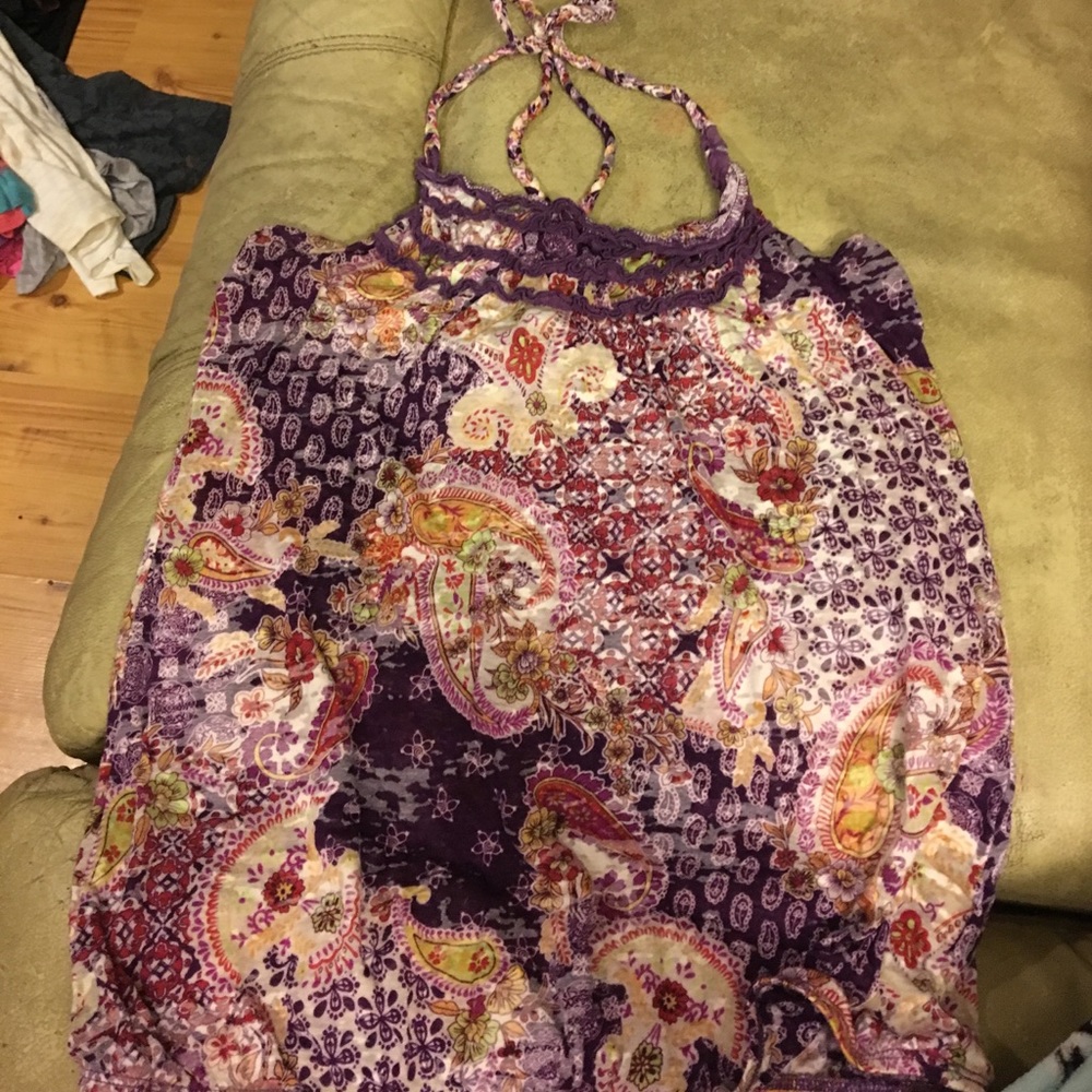Paisley halter top