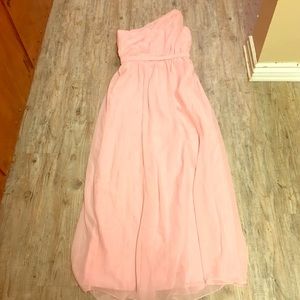 Alfred Angelo blush pink bridesmaid or formal gown